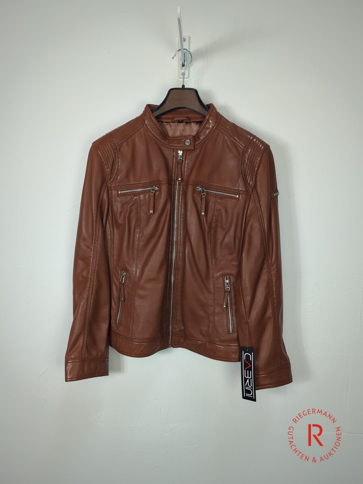 DAMEN LEDERJACKE GRÖSSE 50
